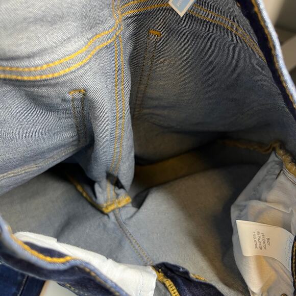 Draper James Women's Dark Wash Denim Mid-Rise Skinny Straight Leg Jeans Size 28 - Picture 12 of 14